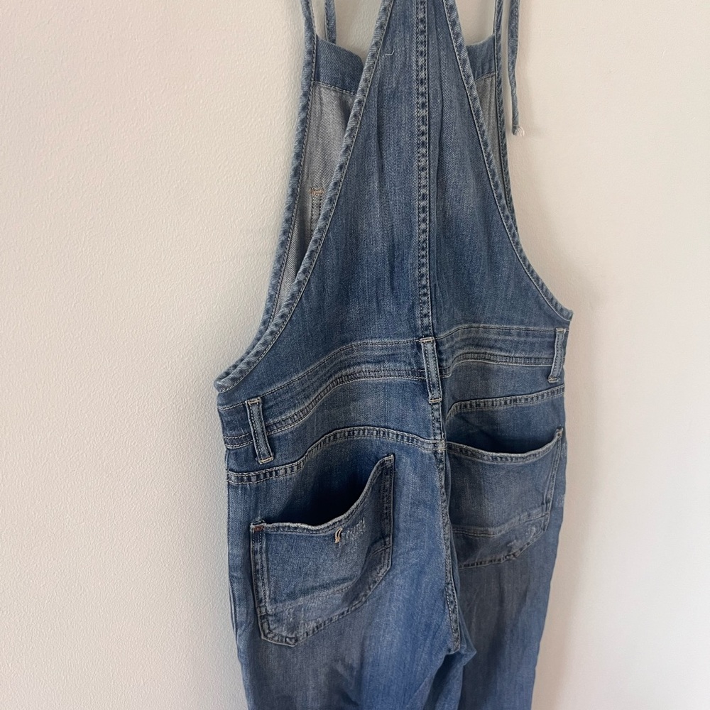 Pilcro and the Letterpress Blue Denim Overalls - Picture 4 of 4
